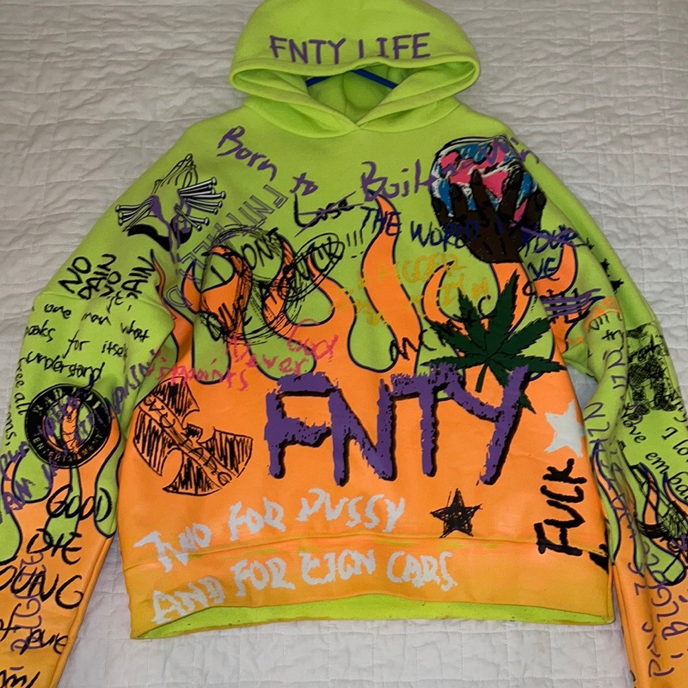 fnty graphic hoodie